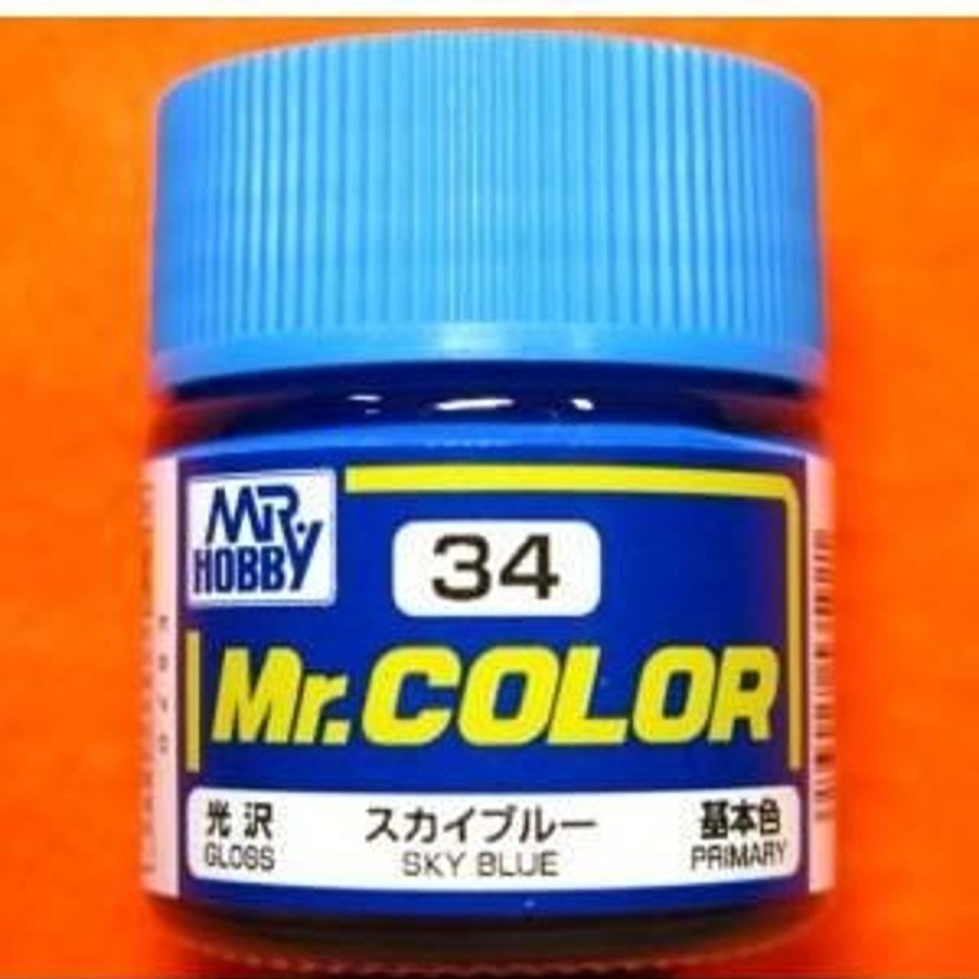 Hobby Supplies GSI | Mr. Color 34 - Sky Blue (Gloss/Primary)