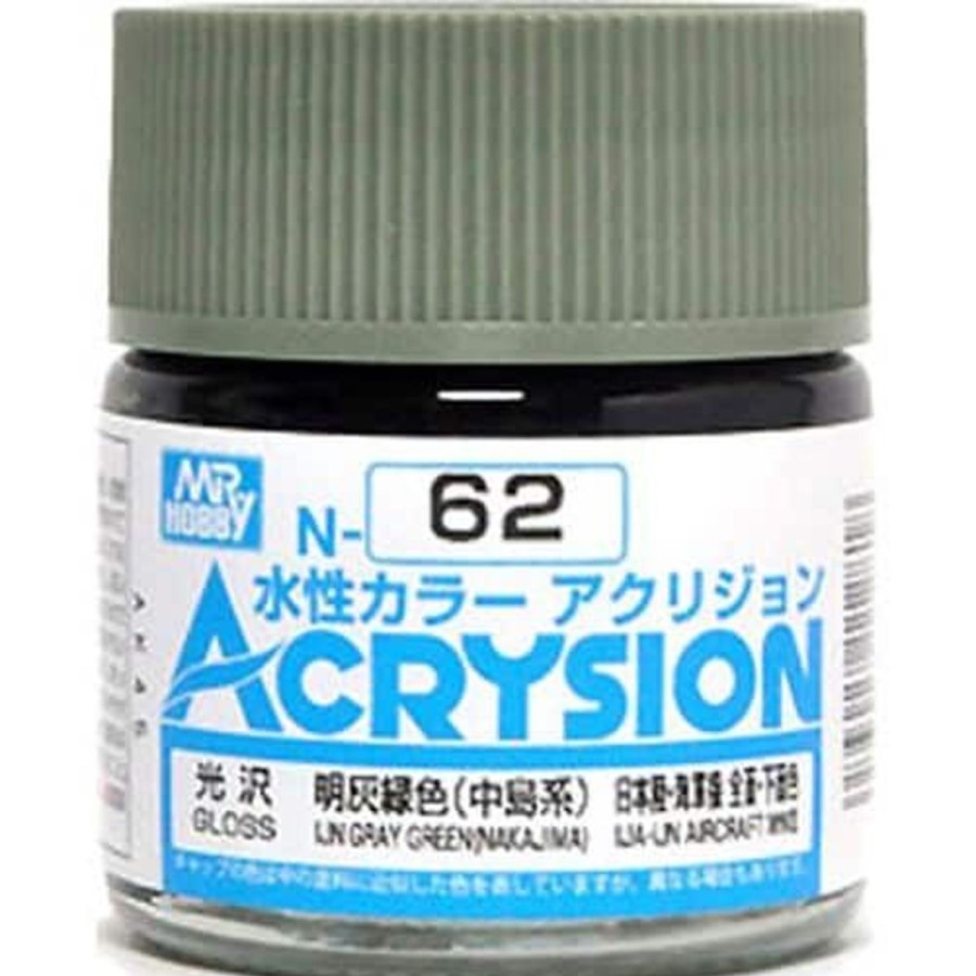 Hobby Supplies GSI | Acrysion N62 - Ijn Gray Green Nakajima (Semi-Gloss/Aircraft)