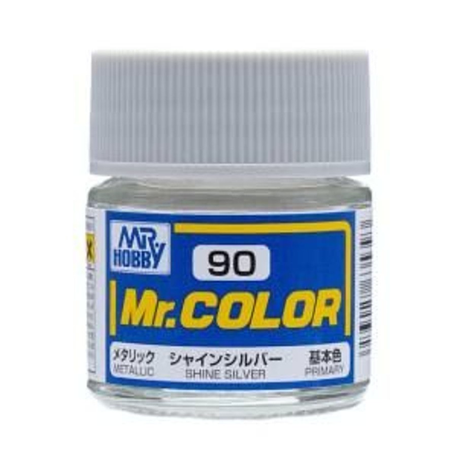 Hobby Supplies GSI | Mr. Color 90 - Shine Silver (Metallic/Primary)