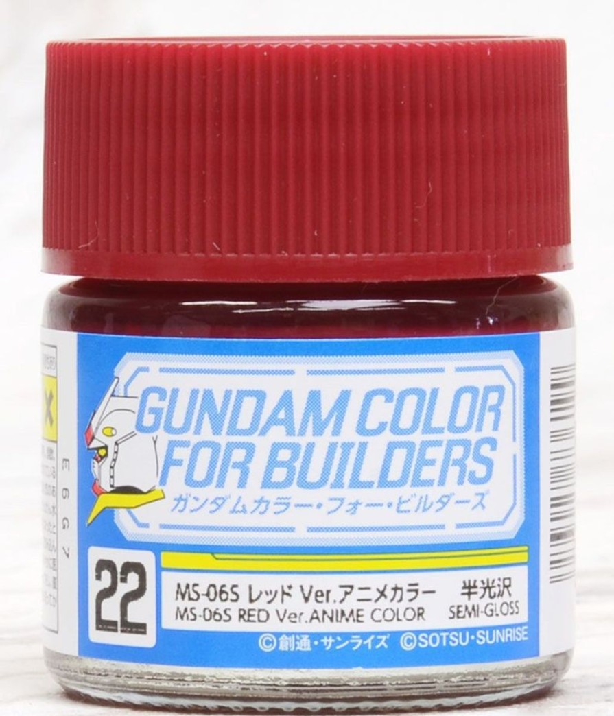 Hobby Supplies GSI | Ug22 Ms-06S Red Ver. Anime Color 10Ml Bottle, Gsi Mr. Color