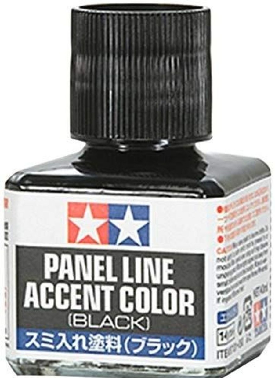 Hobby Supplies Bandai | Tamiya Panel Line Accent Color 40Ml Black