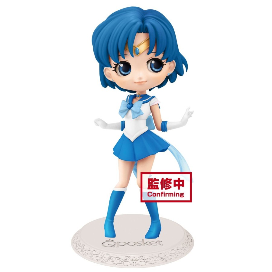 Figures Banpresto | The Movie [Sailor Moon Eternal] Q Posket-Super Sailor Mercury-(Ver.A)