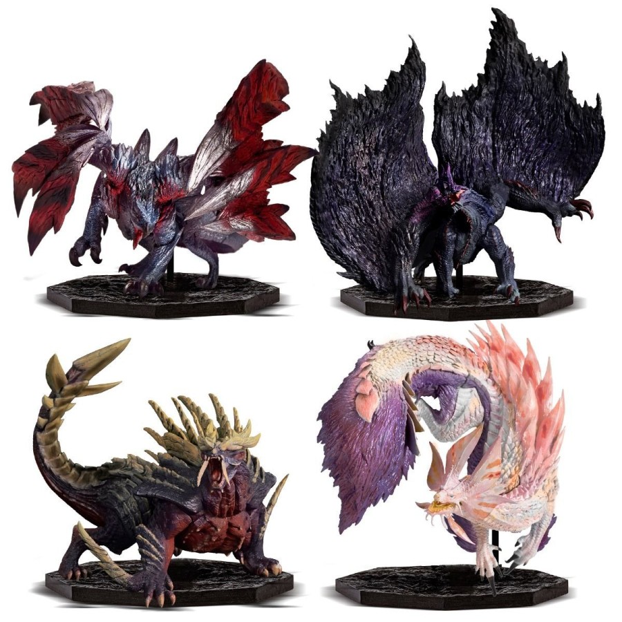 Figures Capcom | Capcom Figure Builder Cube Monster Hunter 4Pcs Box (Gore Magala/Crimson Glow Valstrax/Magnamalo (Enraged)/Mizutsune)