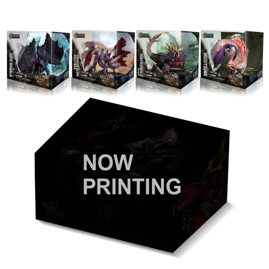 Figures Capcom | Capcom Figure Builder Cube Monster Hunter 4Pcs Box (Gore Magala/Crimson Glow Valstrax/Magnamalo (Enraged)/Mizutsune)