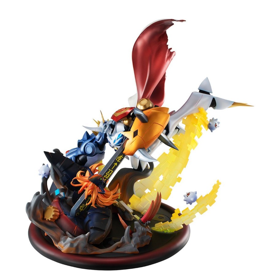 Figures Mega House | Omegamon Vs Diabolomon Vs Series Digimon Adventure Childrens War Game!