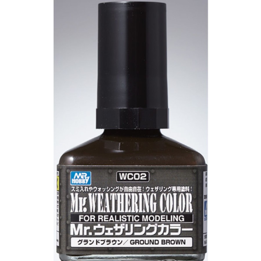 Hobby Supplies GSI | Wc02 Ground Brown, Mr. Weathering Color