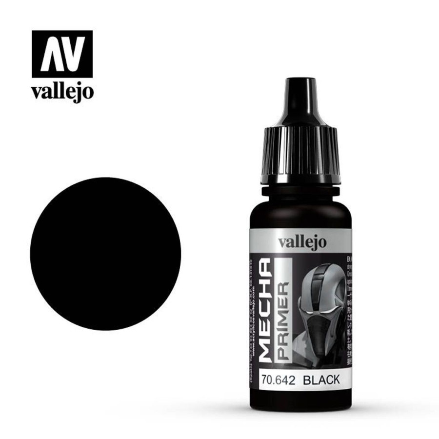 Hobby Supplies Vallejo | Vallejo Mecha Black Primer 17Ml