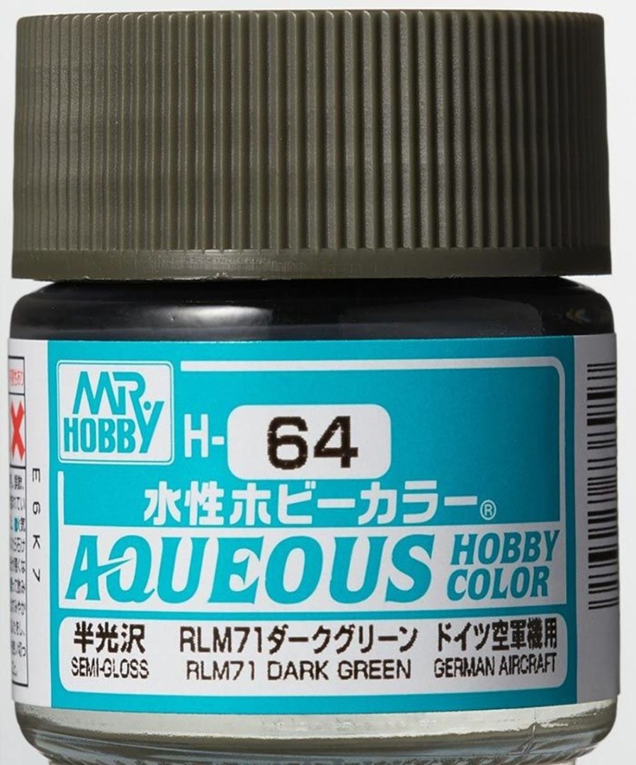 Hobby Supplies GSI | Aqueous Hobby Color Semi-Gloss Rlm71 Drk Grn 10Ml