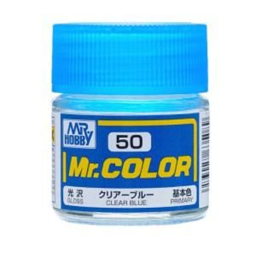 Hobby Supplies GSI | Mr. Color 50 - Clear Blue (Gloss/Primary)