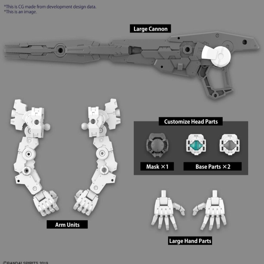 Hobby Bandai | 30Mm 1/144 Option Parts Set 11 - Large Cannon / Arm Unit