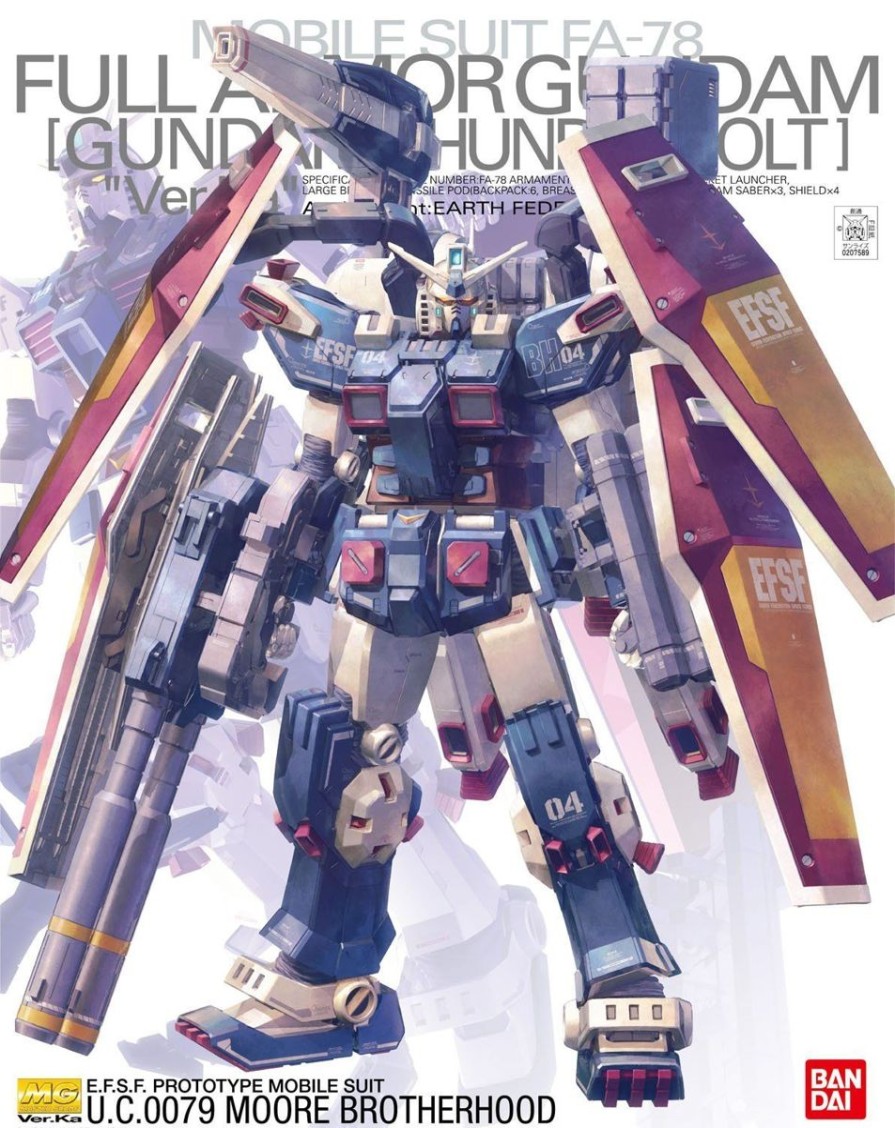 Hobby Bandai | Mg Full Armor Gundam Thunderbolt Ver. Ka Building Kit (1/100 Scale)