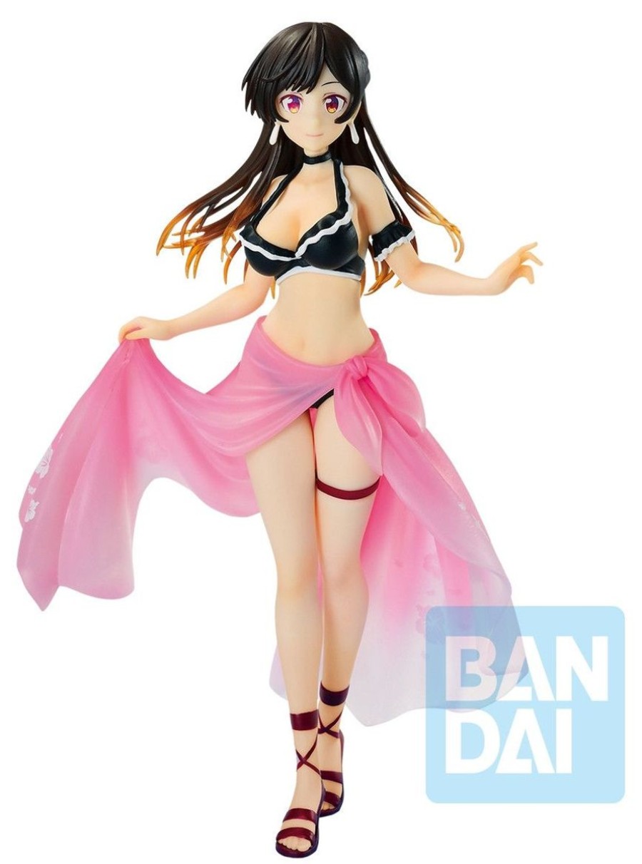 Figures Bandai | Chizuru Mizuhara -Summer Dressing- (Satisfaction Level 4) Ichibansho Figure - Rent-A-Girlfriend