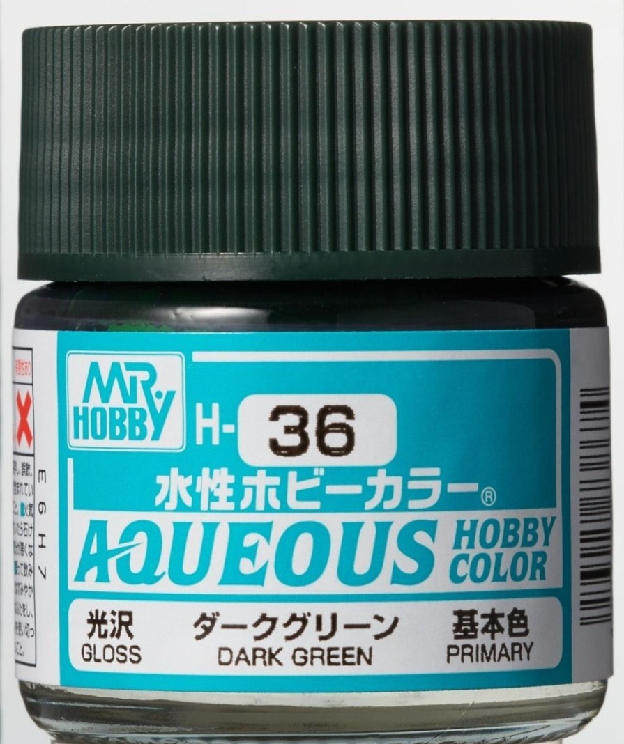 Hobby Supplies GSI | Aqueous Hobby Color Gloss Dark Green 10Ml Bottle